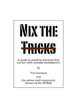 Preview of Nix The Trix: A  Free E-Book about Problems with Mathematical Tricks