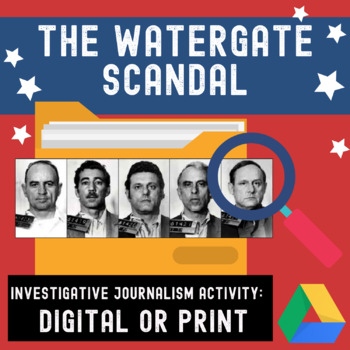 Preview of Nixon & Watergate - Investigation & Newspaper - APUSH & US History