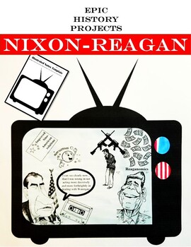 Preview of Nixon to Reagan Illustrated/Doodle Notes