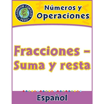 Preview of Números y Operaciones: Fracciones – Suma y resta Gr. 3-5