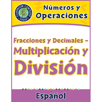 Preview of Números y Operaciones: Fracciones y Decimales – Multiplicación y División Gr.6-8