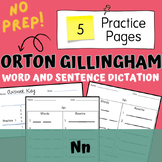 Nn Dictation Words and Sentences Orton Gillingham | Scienc
