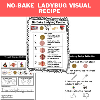 No-Bake Ladybug Visual Recipe- Cooking by Special Supports with Sam