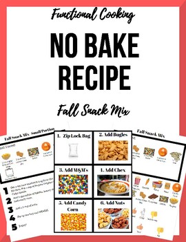 Preview of No Bake Recipe - Fall Snack Mix (Individual Portions!)