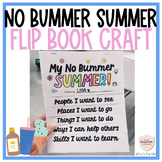 No Bummer Summer Flip Book | End of Year Activity