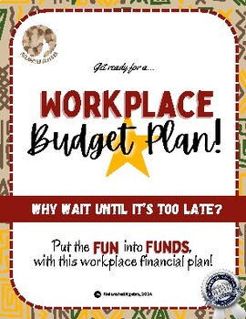 Preview of No College, No Problem! - Workplace Budget Plan