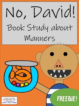 Preview of No, David! Activities About Good Manners
