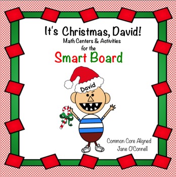 Preview of No David, It's Christmas! Smart Board Math Centers & Mini lessons