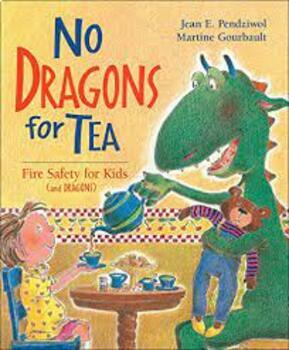 Preview of No Dragons For Tea FOR IN-PERSON & DISTANCE LEARNING!