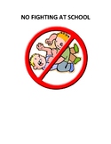 No Fighting At School Social Story