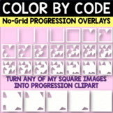 No-Grid Overlay Clipart to Create Progression Images for D