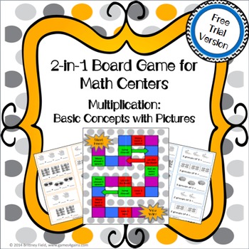 Preview of FREE Multiplication Games for Repeated Addition & Basic Concepts