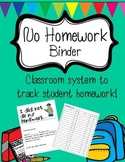 No Homework Binder