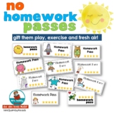 No Homework Passes [FREE Teaching Resource] | Class Management