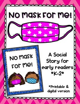Preview of No Mask for Me - printable & digital book