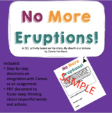 No More Eruptions- My Mouth is a Volcano Freebie