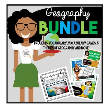 Preview of Civics U.S. Geography and Map Skills Bundle