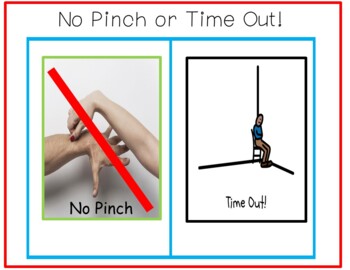 No Pinch or Timeout Visual by The Polka Dot Potty