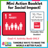 No Poverty (SDG 1) Take Action Mini Foldable Booklet