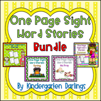 Preview of Emergent Sight Word Stories for Young Readers Throughout the Year Bundle