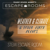 No-Prep! 3rd Grade⭐ STEM Escape Room- Weather & Climate ⭐ 