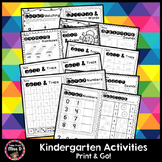 Kindergarten No Prep Activities for March