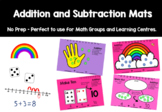 No Prep - Addition and Subtraction Mats (with strategies)