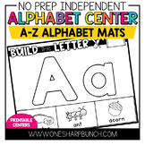 No Prep Alphabet Mat Activities for Kindergarten | Alphabe
