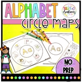 No Prep Alphabet Circle Maps | Printables