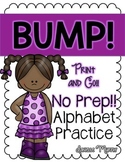 No Prep Alphabet Practice BUMP Game for Kindergarten