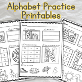 No-Prep Alphabet Practice Printables (A-Z)