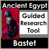 No Prep Ancient Egypt Gods - Bastet Research Worksheet