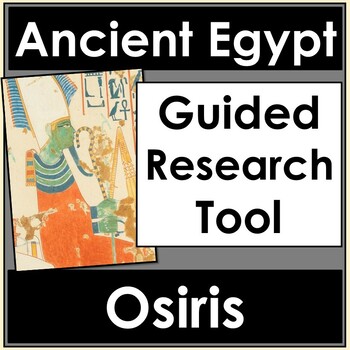 Preview of No Prep Ancient Egypt Gods - Osiris Research Worksheet