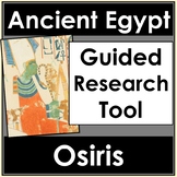 No Prep Ancient Egypt Gods - Osiris Research Worksheet