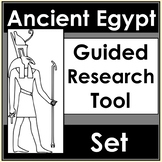 No Prep Ancient Egypt Gods - Set / Seth Research Worksheet