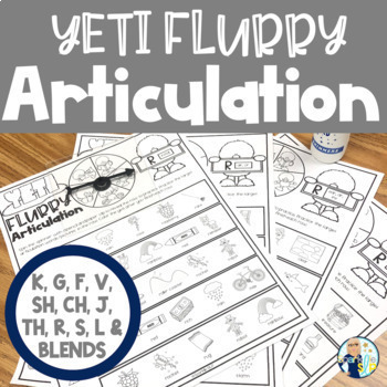 Winter Yeti Articulation Speech Therapy No Prep + Google Slides(TM ...