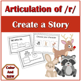 No Prep Articulation of R Create a Funny Story Practice /r