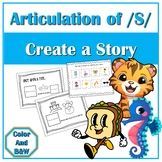 No Prep Articulation of S Create a Funny Story Practice /s