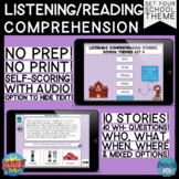 No Prep Back to School Listening and Comprehension WH Ques