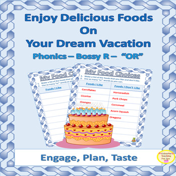 Preview of Phonics Bossy R Worksheets or Project Based Learning Summer School Themes PBL