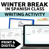 No Prep Before and After Winter Break Writing Activity in 