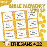 No-Prep Bible Memory Verse for Kids Ephesians 4:32