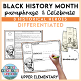 Black History Month Historical Heroes - Differentiated Com