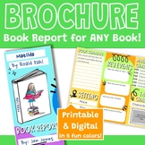 No Prep Book Report Brochures for ANY Book - Printable & Digital