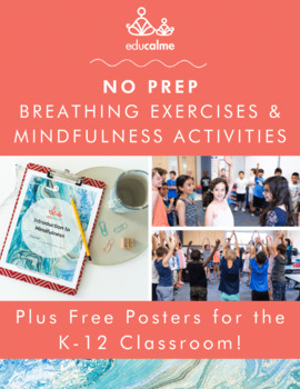 Preview of No Prep Breathing Exercises & Mindfulness Activities Ebook for K-12