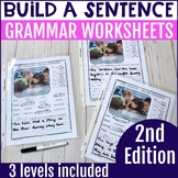 Build a Sentence Worksheets for Sentence Formulation - 2nd