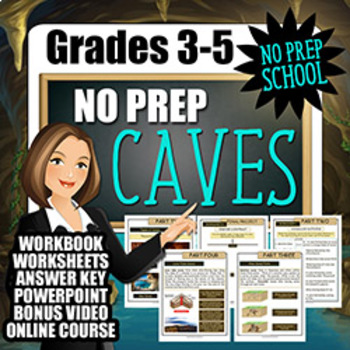 Preview of No-Prep Caves Complete Resource Pack