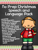 No Prep Christmas Speech and Language Pack