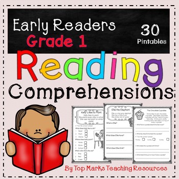 No Prep Close Reading Comprehensions and Questions Grade 1 | TpT