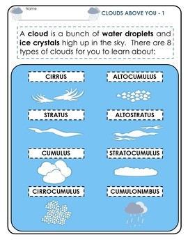 No-Prep Clouds by No Prep School | TPT